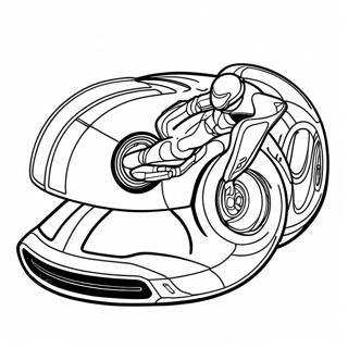 Pagina Para Colorear De Carrera De Motos De Luz De Tron 63820-52794