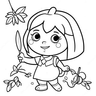 Dora Halloween Páginas Para Colorear