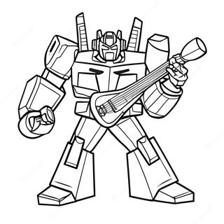 Pagina Para Colorear De Jazz Transformers 64209-53103