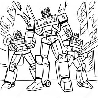 Pagina Para Colorear De Funky Jazz Transformers En Accion 64210-53106