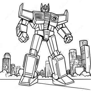 Pagina Para Colorear De Funky Jazz Transformers En Accion 64210-53108