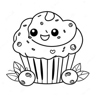 Pagina Para Colorear De Muffin De Arandano 64239-53148