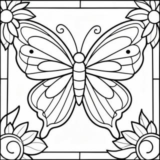 Pagina Para Colorear De Mariposa De Vidrio Templado 64269-53154