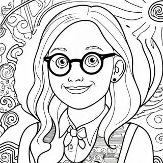 Pagina Para Colorear De Luna Lovegood Y La Revista Quibbler 64350-53214