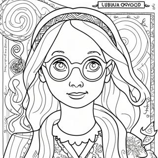 Pagina Para Colorear De Luna Lovegood Y La Revista Quibbler 64350-53215