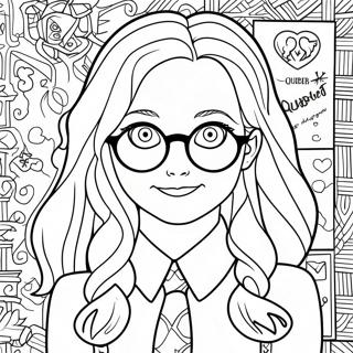 Pagina Para Colorear De Luna Lovegood Y La Revista Quibbler 64350-53216