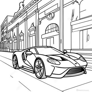 Ford Gt Páginas Para Colorear