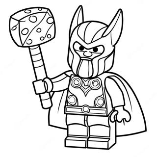 Pagina Para Colorear De Lego Thor 64530-53350