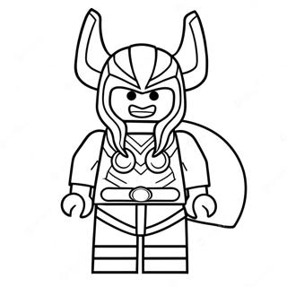 Pagina Para Colorear De Lego Thor 64530-53352