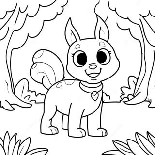 Pagina Para Colorear De Sunny Starscout En Un Bosque Magico 64641-53443