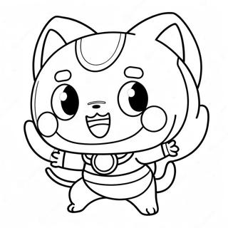 Pagina Para Colorear De Yo Kai Watch 64700-53486