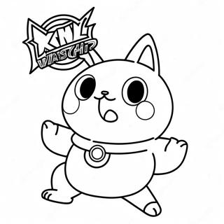 Pagina Para Colorear De Yo Kai Watch 64700-53487