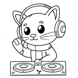 Pagina Para Colorear De Dj Catnip 64720-53501