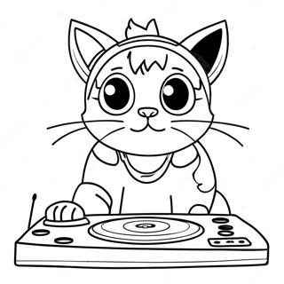 Pagina Para Colorear De Dj Catnip 64720-53502