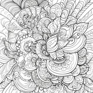 Pagina Para Colorear Mandala Fractal 64860-53606