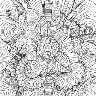 Pagina Para Colorear Mandala Fractal 64860-53608