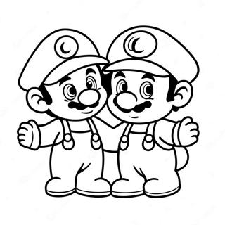 Pagina Para Colorear De Baby Mario Y Luigi 64880-53630