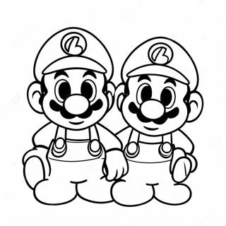 Pagina Para Colorear De Baby Mario Y Luigi 64880-53631