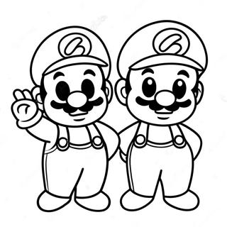 Pagina Para Colorear De Baby Mario Y Luigi 64880-53632