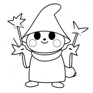 Pagina Para Colorear De Ralsei Con Poderes Magicos 64891-53643