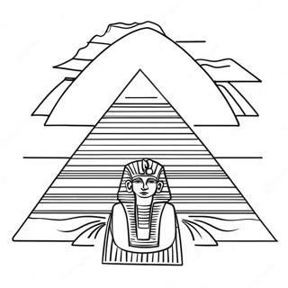 Pagina Para Colorear De La Majestuosa Piramide Egipcia 65011-53733