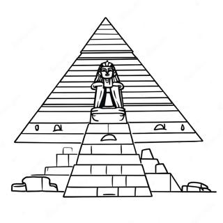 Pagina Para Colorear De La Majestuosa Piramide Egipcia 65011-53735