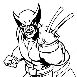 Pagina Para Colorear De Wolverine Kid 65090-53794