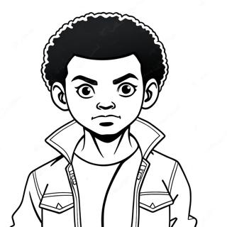 Pagina Para Colorear Huey Freeman De Boondocks 6525-5311