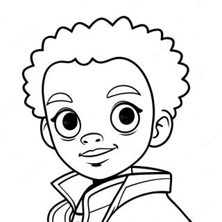 Pagina Para Colorear Huey Freeman De Boondocks 6525-5312