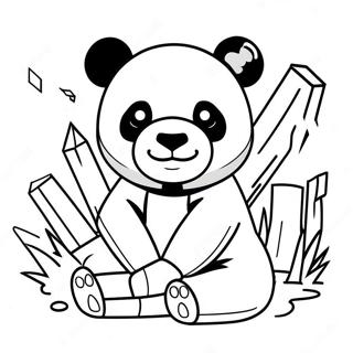 Pagina Para Colorear De Panda De Minecraft 65320-53972