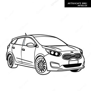 Pagina Para Colorear De Coche Kia Deportivo 65381-54028