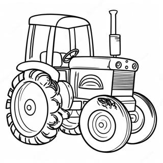 Tractor Ted Páginas Para Colorear