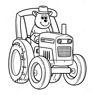 Pagina Para Colorear De Tractor Ted 65510-54128