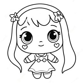 Pagina Para Colorear De Kawaii Chibi 65590-54192