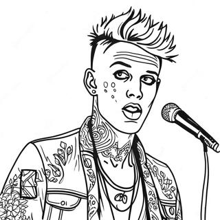 Mgk Páginas Para Colorear