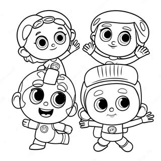 Pagina Para Colorear De Super Why Y Amigos 6565-5343