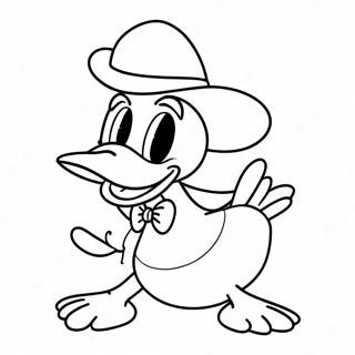 Pato Donald Halloween Páginas Para Colorear