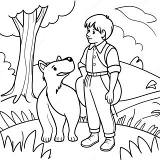 Pedro Y El Lobo Páginas Para Colorear