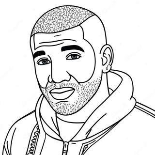 Drake Páginas Para Colorear