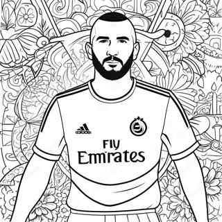 Pagina Para Colorear De Benzema 66010-54526