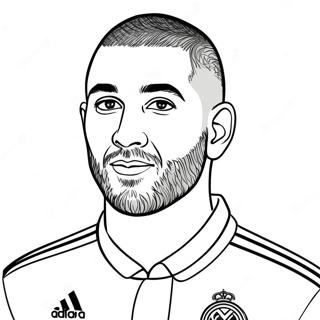 Pagina Para Colorear De Benzema 66010-54528