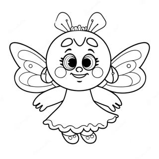 Pagina Para Colorear De La Hada Magica Abby Cadabby 66021-54537