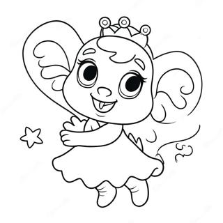 Pagina Para Colorear De La Hada Magica Abby Cadabby 66021-54539