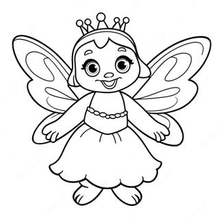 Pagina Para Colorear De La Hada Magica Abby Cadabby 66021-54540