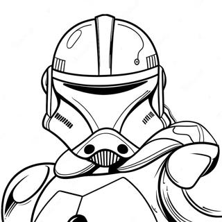 Pagina Para Colorear De Clon Trooper De Fase 1 Listo Para La Batalla 66211-54685