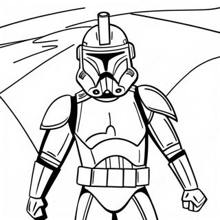 Pagina Para Colorear De Clon Trooper De Fase 1 Listo Para La Batalla 66211-54687