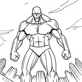 Pagina Para Colorear Del Titan Colosal En Batalla 66241-54717