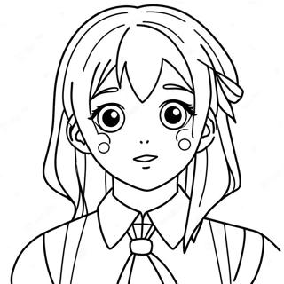 Pagina Para Colorear De Un Personaje De Yandere Simulator 66340-54783