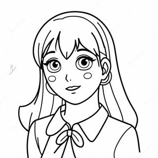 Pagina Para Colorear De Un Personaje De Yandere Simulator 66340-54784