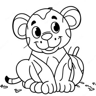 Pagina Para Colorear De Tigger 6644-5403